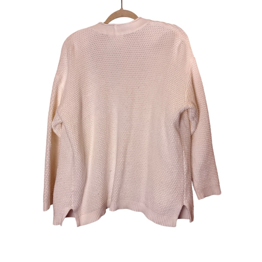Marine Layer Women’s Cotton Cream Knit Cardigan Sz M - Picture 5 of 10